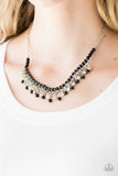 A Touch Of CLASSY-Black Necklace-Paparazzi Accessories
