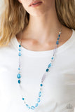 Quite Quintessence-Blue Necklace-Paparazzi Accessories
