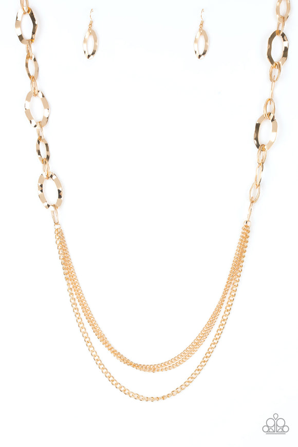Street Beat-Gold Necklace-Paparazzi Accessories