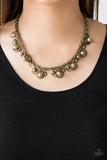 Shipwreck Style-Brass Necklace-Paparazzi Accessories