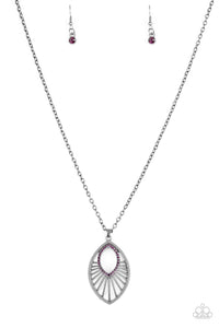 Court Couture-Purple Necklace-Paparazzi Accessories