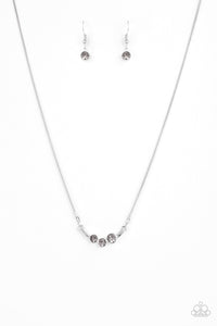 Sparkling Stargazer-Silver Necklace-Paparazzi Accessories.