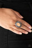 Tumblin Tumbleweeds-Brown Ring-Paparazzi Accessories