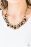 The GRIT Crowd-Black Necklace-Paparazzi Accessories