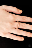 I Need Space-Rose Gold Ring-Paparazzi Accessories.