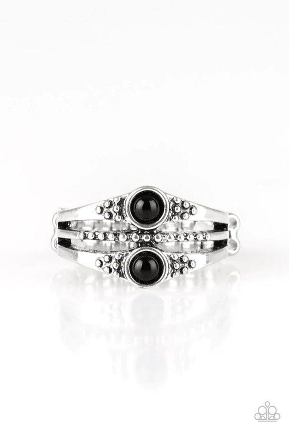 Give It Your ZEST-Black Ring-Paparazzi Accessories