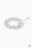 Stage Name-Silver Clasp Bracelet-Paparazzi Accessories