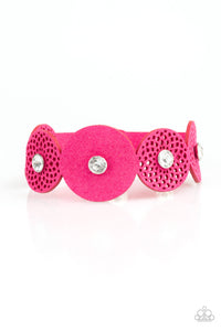 Poppin Popstar-Pink Wrap Bracelet-Paparazzi Accessories.