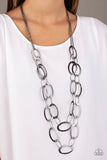 Glimmer Goals-Black Necklace-Paparazzi Accessories