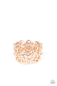 Get Your FRILL-Rose Gold Ring-Paparazzi Accessories
