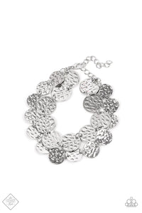 Rooted To The Spotlight-Silver Clasp Bracelet-Paparazzi Accessories