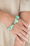Springtime Springs-Green Clasp Bracelet-Paparazzi Accessories