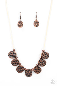Turn Me Loose-Copper Necklace-Paparazzi Accessories.