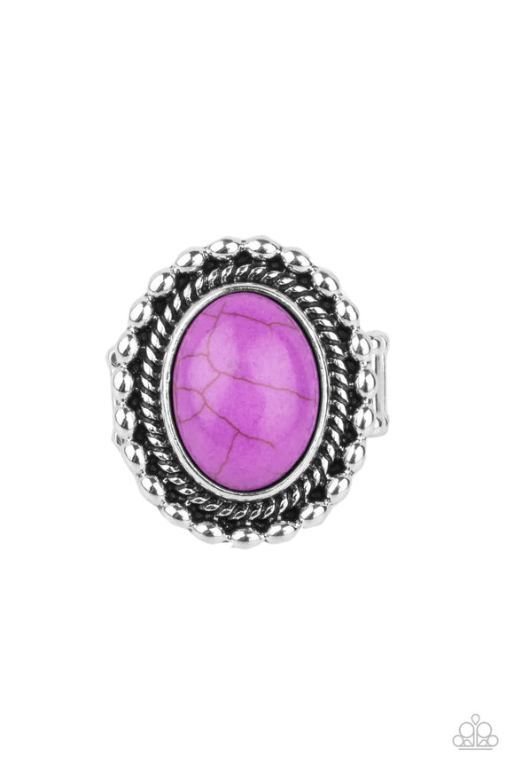 Sedona Soul-Purple Ring-Paparazzi Accessories
