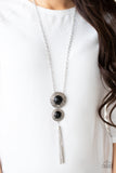 Abstract Artistry-Black Necklace-Paparazzi Accessories