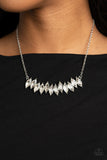 Icy Intensity-White Necklace-Paparazzi Accessories
