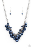 Down For The COUNTESS-Blue Necklace-Paparazzi Accessories.