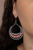 Crescent Couture-Orange Earring-Paparazzi Accessories