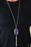 Timeless Talisman-Purple Necklace-Paparazzi Accessories