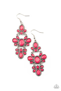 VACAY The Premises-Pink Earring-Paparazzi Accessories
