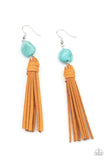 All-Natural Allure-Blue Earring-Paparazzi Accessories