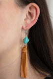 All-Natural Allure-Blue Earring-Paparazzi Accessories