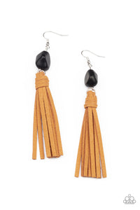 All-Natural Allure-Black Earring-Paparazzi Accessories