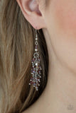 Celestial Chandeliers-Purple Earring-Paparazzi Accessories.