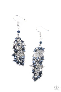 Celestial Chandeliers-Blue Earring-Paparazzi Accessories.