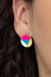 Artistic Expression-Multi Post Earring-Paparazzi Accessories.