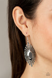 Who Is The FIERCEST Of Them All-Silver Earring-Paparazzi Accessories.