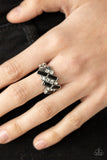 Noble Novelty-Black Ring-Paparazzi Accessories