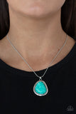 Canyon Oasis-Green Necklace-Paparazzi Accessories
