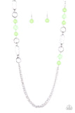 POP-ular Opinion-Green Necklace-Paparazzi Accessories.