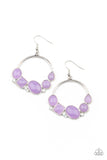 Beautifully Bubblicious-Purple Earring-Paparazzi Accessories.