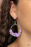 Beautifully Bubblicious-Purple Earring-Paparazzi Accessories.