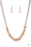 Let There Be TWILIGHT-Copper Necklace-Paparazzi Accessories.