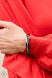 A Point Of Pride-Black Cuff Bracelet-Paparazzi Accessories.