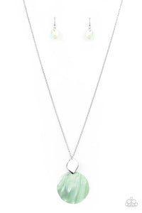 Tidal Tease-Green Necklace-Paparazzi Accessories.