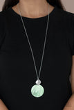 Tidal Tease-Green Necklace-Paparazzi Accessories.