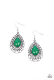 Dream STAYCATION-Green Earring-Paparazzi  Accessories
