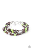 Woodsy Walkabout-Green Clasp Bracelet-Paparazzi Accessories