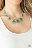 The Cosmos Are Calling-Green Necklace-Paparazzi Accessories