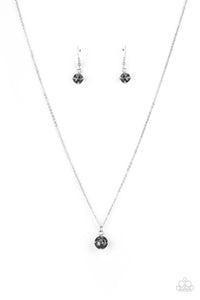 Undeniably Demure-Silver Necklace-Paparazzi Accessories