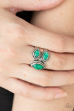 The Charisma Collector-Green Ring-Paparazzi Accessories.