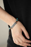 Conversation Piece-Blue Urban Bracelet-Paparazzi Accessories.