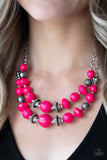 Upscale Chic-Pink Necklace-Paparazzi Accessories