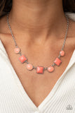 Trend Worthy-Orange Necklace-Paparazzi Accessories
