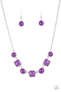 Trend Worthy-Purple Necklace-Paparazzi Accessories