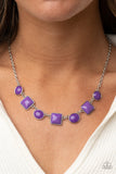 Trend Worthy-Purple Necklace-Paparazzi Accessories